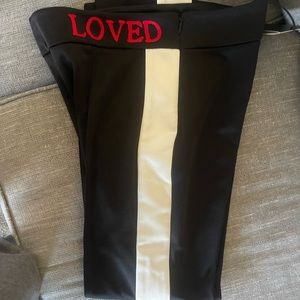 Gucci Black Wide Leg Pants Sz Lg “ Pristine” condition with Zipper closure